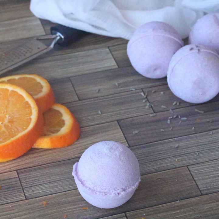 Orange Lavender Bath Bombs
